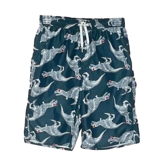 ❤️ OLD NAVY Boys Dinosaur Board Shorts Size XL - Picture 1 of 5